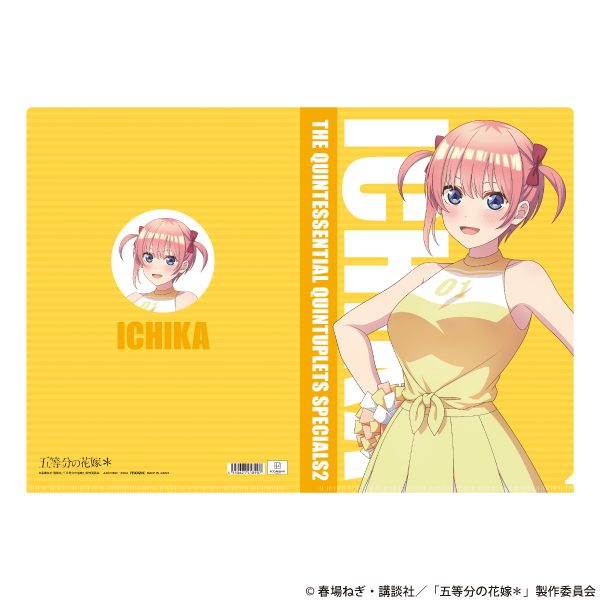 五等分の花嫁* クリアファイル 中野一花(2025年11月版) ("The Quintessential Quintuplets Specials 2" Clear File Nakano Ichika (November, 2025 Edition))