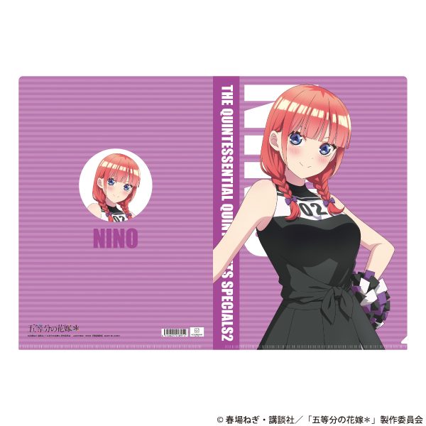 五等分の花嫁* クリアファイル 中野二乃(2025年11月版) ("The Quintessential Quintuplets Specials 2" Clear File Nakano Nino (November, 2025 Edition))
