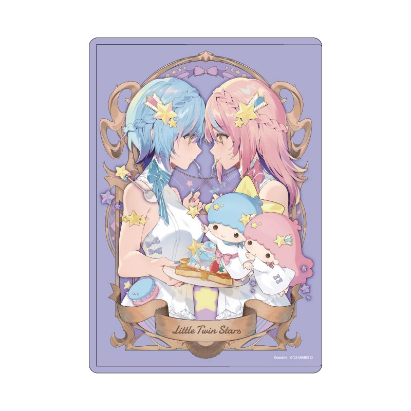 キャラクリアケース necomi×サンリオキャラクターズ 06 リトルツインスターズ(コラボイラスト) (Chara Clear Case necomi x Sanrio Characters 06 Little Twin Stars (Collaboration Illustration))