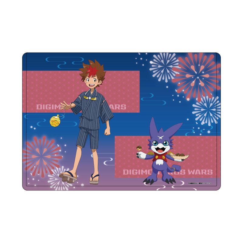 キャラクリアケース デジモンクロスウォーズ 01 明石タギル&ガムドラモン(描き下ろしイラスト) (Chara Clear Case "Digimon Xros Wars" 01 Akashi Tagiru & Gumdramon (Original Illustration))