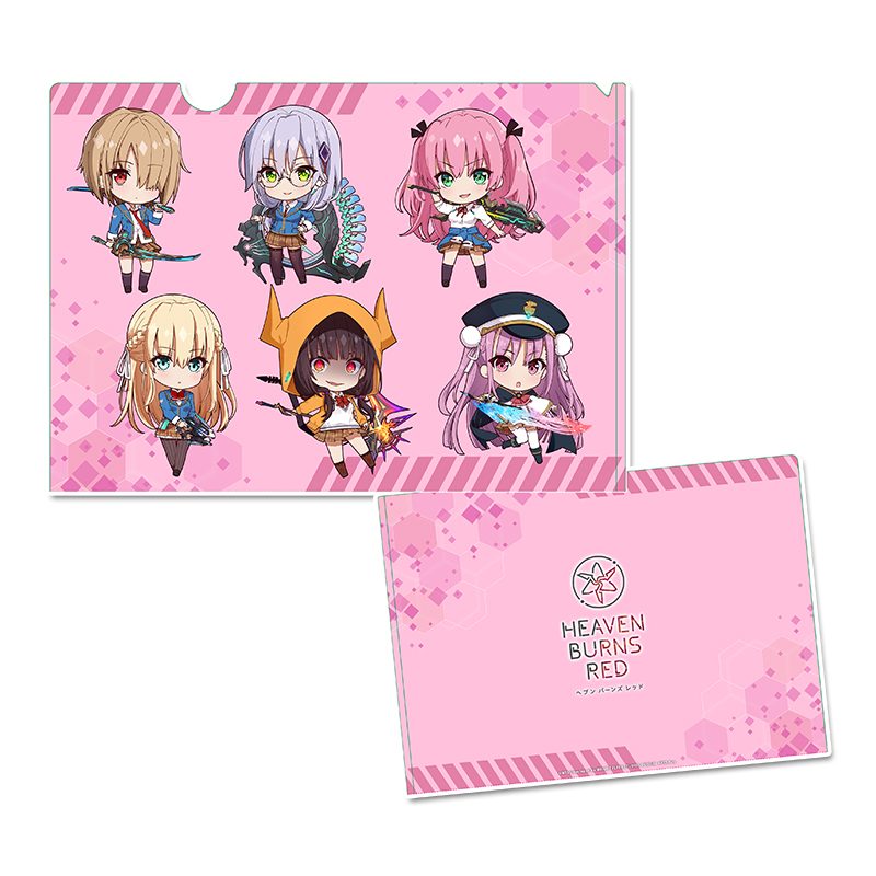 ヘブンバーンズレッド ぷちちょこクリアファイル 31A ("Heaven Burns Red" Puchichoko Clear File 31A)