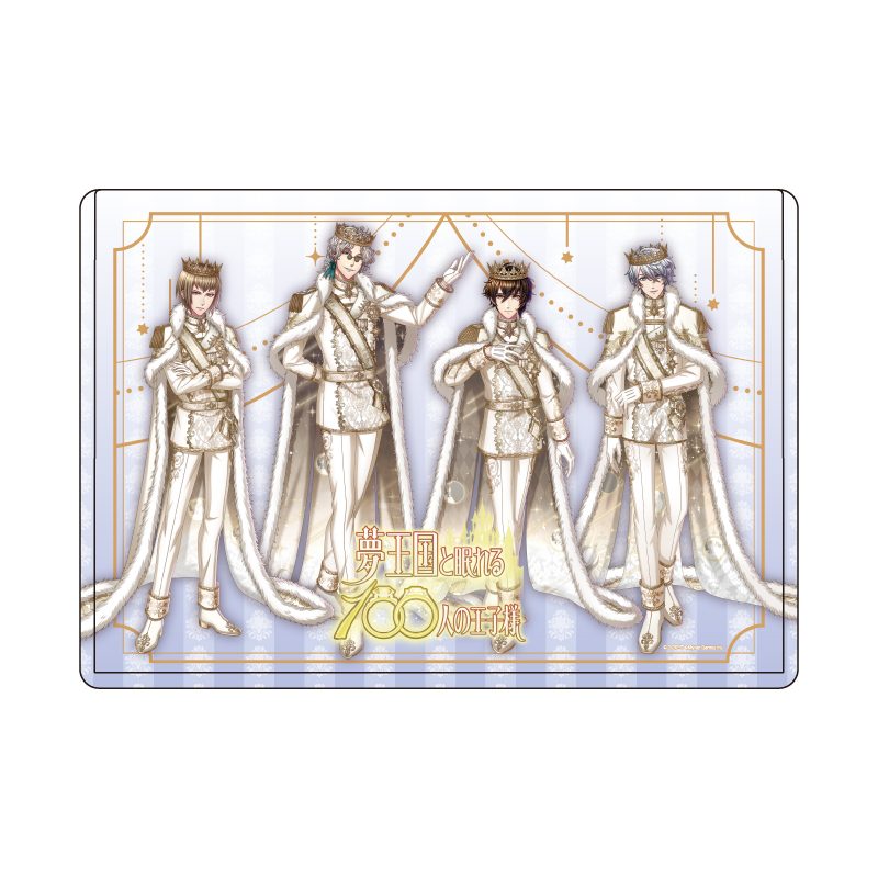 キャラクリアケース 夢王国と眠れる100人の王子様 09 集合デザインA(公式イラスト) (Chara Clear Case "100 Sleeping Princes and the Kingdom of Dreams" 09 Group Design A (Official Illustration))
