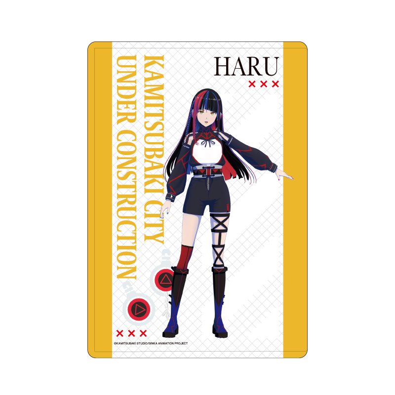 キャラクリアケース 神椿市建設中。 03 朝主派流(公式イラスト) (Chara Clear Case "KAMITSUBAKI CITY UNDER CONSTRUCTION" 03 Asanushi Haru (Official Illustration))