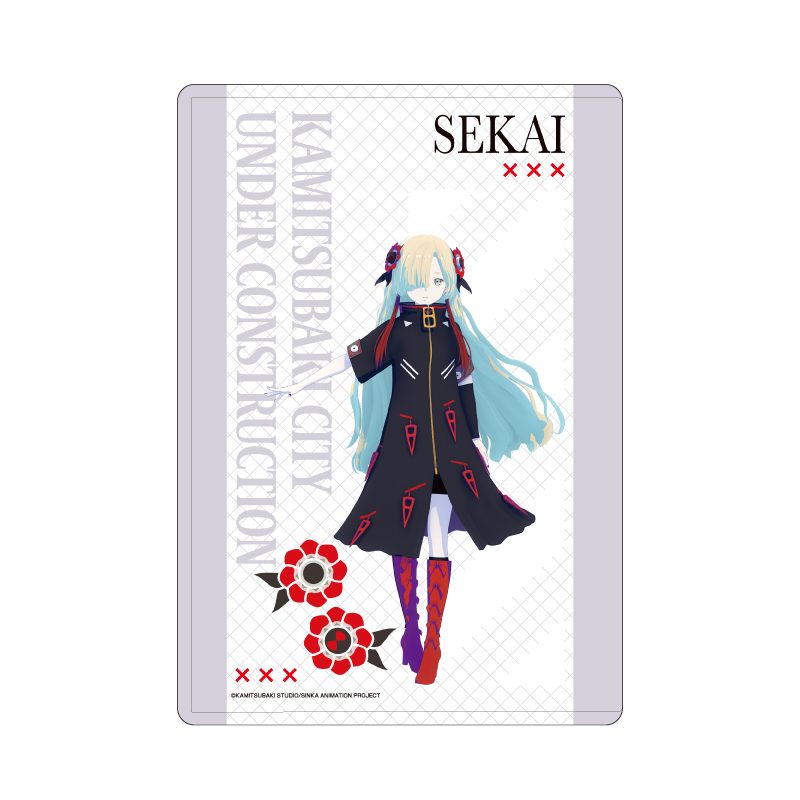 キャラクリアケース 神椿市建設中。 04 夜河世界(公式イラスト) (Chara Clear Case "KAMITSUBAKI CITY UNDER CONSTRUCTION" 04 Yorukawa Sekai (Official Illustration))