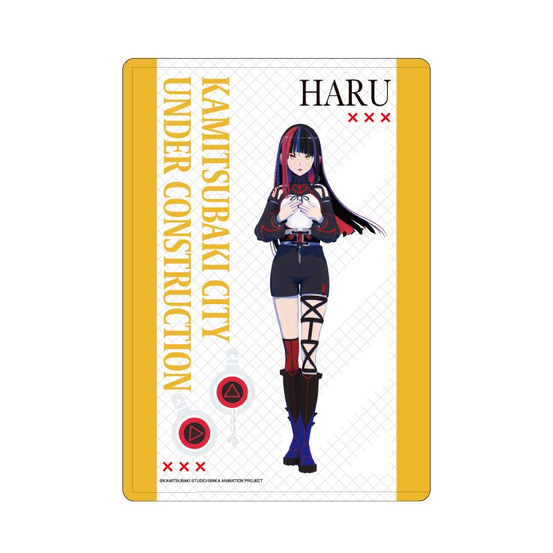 キャラクリアケース 神椿市建設中。 08 朝主派流(公式イラスト) (Chara Clear Case "KAMITSUBAKI CITY UNDER CONSTRUCTION" 08 Asanushi Haru (Official Illustration))