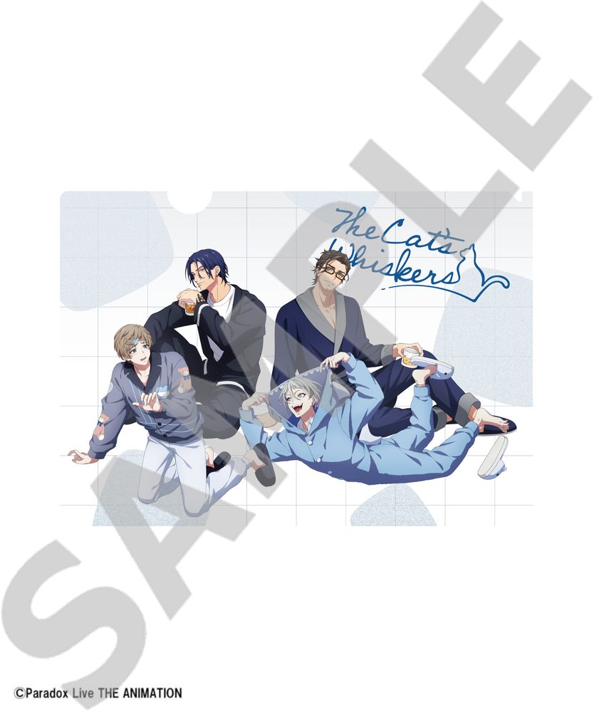 Paradox Live THE ANIMATION A4クリアファイル chill out time The Cat's Whiskers ("Paradox Live THE ANIMATION" A4 Clear File chill out time The Cat's Whiskers)
