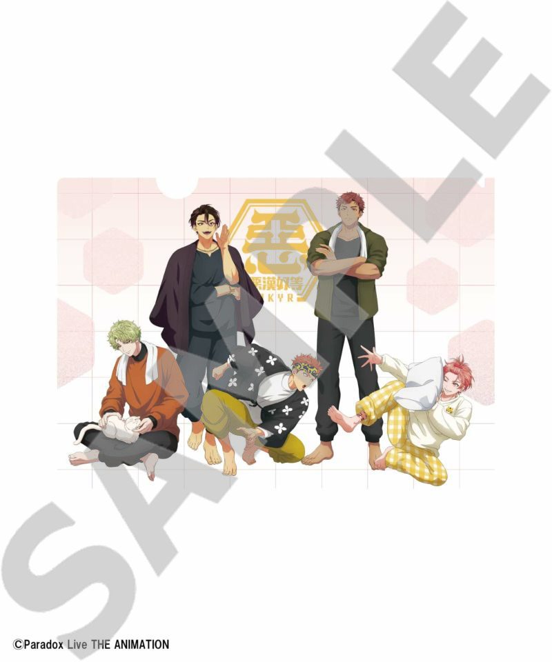 Paradox Live THE ANIMATION A4クリアファイル chill out time 悪漢奴等 ("Paradox Live THE ANIMATION" A4 Clear File chill out time Akan Yatsura)