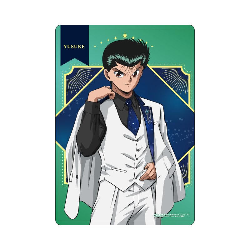 キャラクリアケース 幽☆遊☆白書 47 浦飯幽助 星空スーツVer.(描き下ろしイラスト) (Chara Clear Case "YuYu Hakusho" 47 Urameshi Yusuke Starry Sky Suit Ver. (Original Illustration))