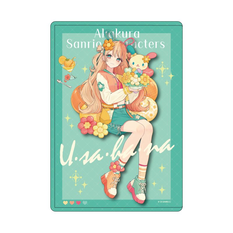キャラクリアケース 赤倉×サンリオキャラクターズ 28 ウサハナ(コラボイラスト) (Chara Clear Case Akakura x Sanrio Characters 28 Usahana (Collaboration Illustration))
