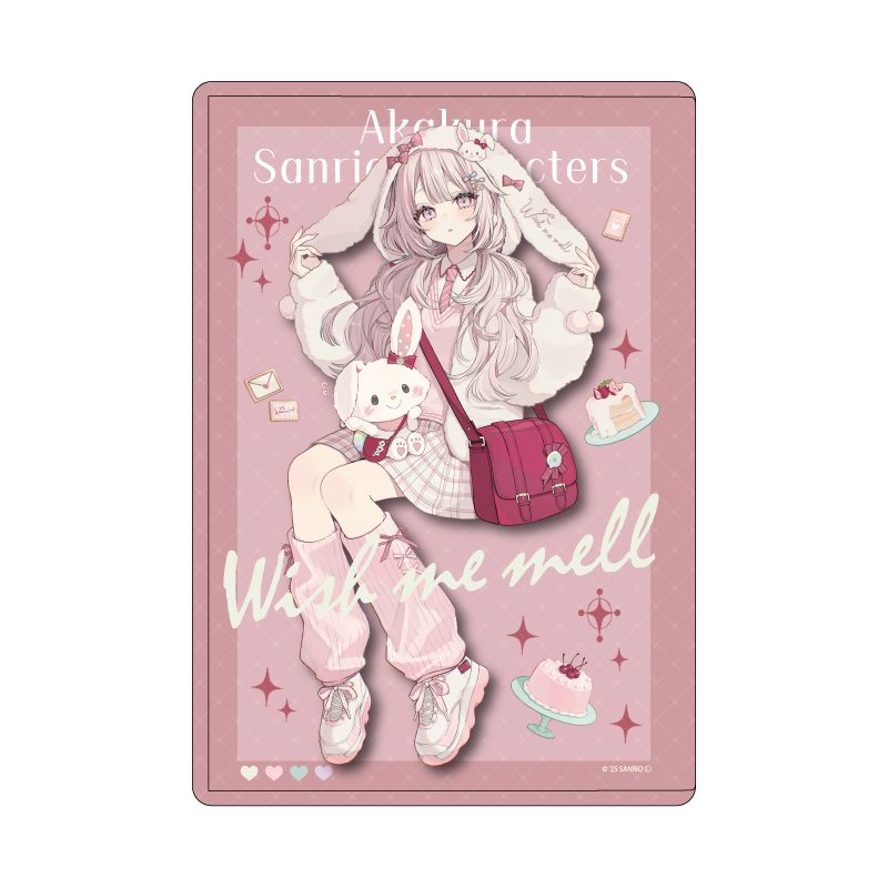 キャラクリアケース 赤倉×サンリオキャラクターズ 30 ウィッシュミーメル(コラボイラスト) (Chara Clear Case Akakura x Sanrio Characters 30 Wish me mell (Collaboration Illustration))