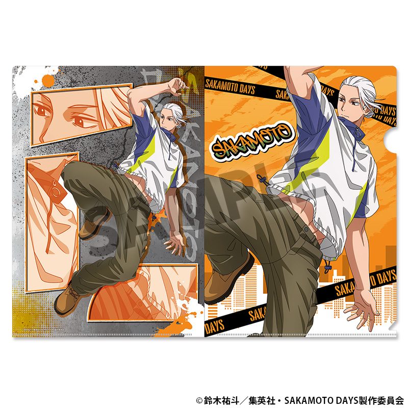 SAKAMOTO DAYS 描き下ろしクリアファイル 坂本太郎 パルクールVer. ("Sakamoto Days" Original Illustration Clear File Sakamoto Taro Parkour Ver.)