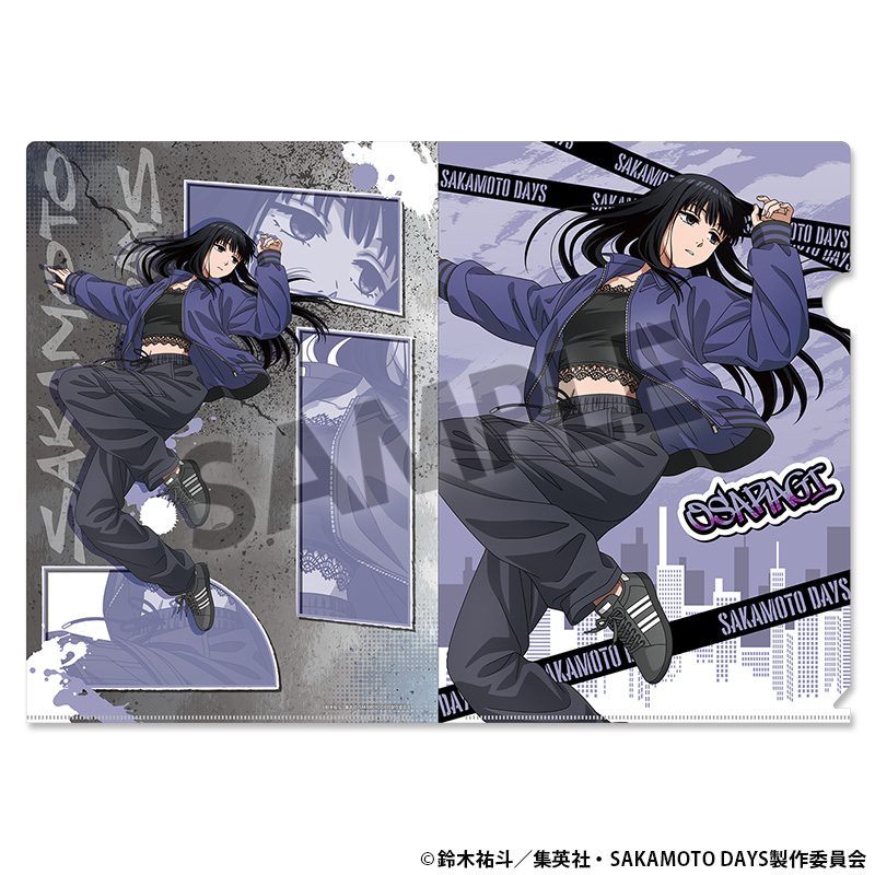 SAKAMOTO DAYS 描き下ろしクリアファイル 大佛 パルクールVer. ("Sakamoto Days" Original Illustration Clear File Osaragi Parkour Ver.)