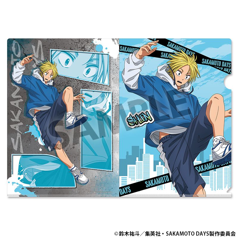 SAKAMOTO DAYS 描き下ろしクリアファイル 朝倉シン パルクールVer. ("Sakamoto Days" Original Illustration Clear File Asakura Shin Parkour Ver.)