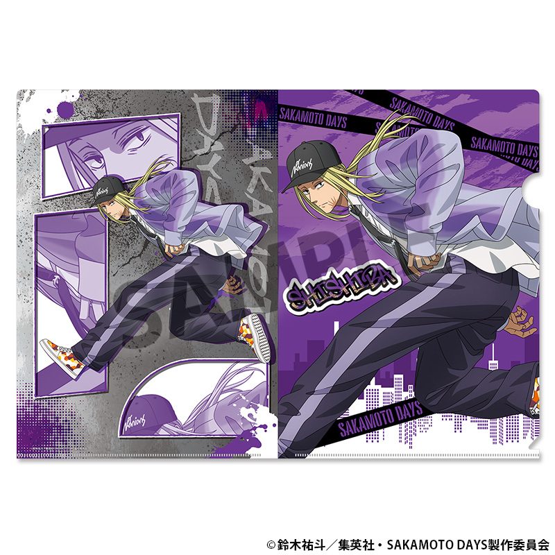 SAKAMOTO DAYS 描き下ろしクリアファイル 神々廻 パルクールVer. ("Sakamoto Days" Original Illustration Clear File Shishiba Parkour Ver.)
