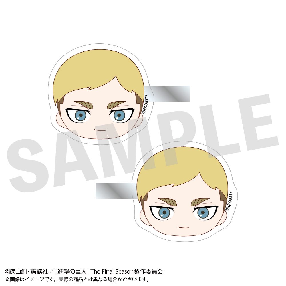 進撃の巨人 アクリルクリップ エルヴィン ("Attack on Titan" Acrylic Clip Erwin)