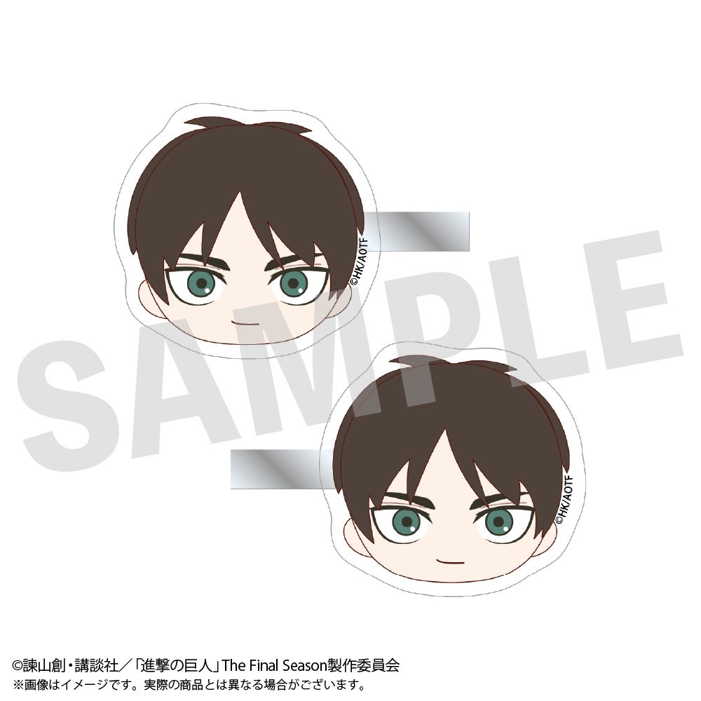 進撃の巨人 アクリルクリップ エレン ("Attack on Titan" Acrylic Clip Eren)