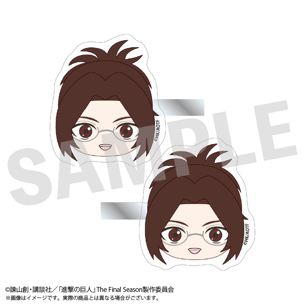 進撃の巨人 アクリルクリップ ハンジ ("Attack on Titan" Acrylic Clip Hans)