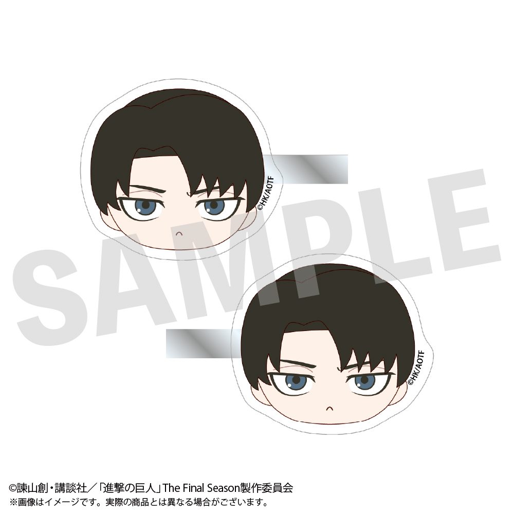 進撃の巨人 アクリルクリップ リヴァイ ("Attack on Titan" Acrylic Clip Levi)