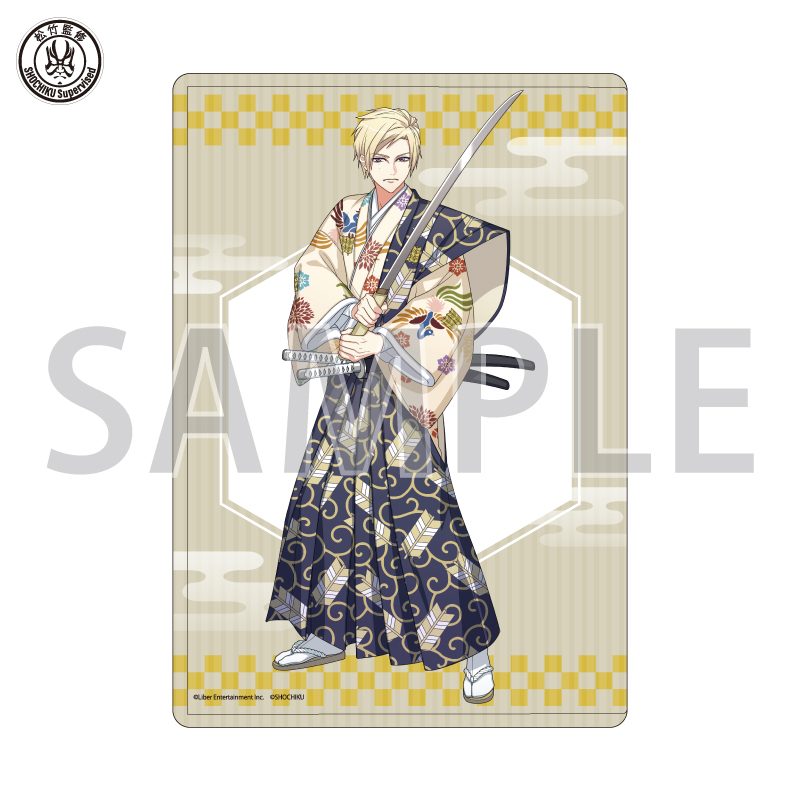 キャラクリアケース A3!×歌舞伎 03 古市左京(描き下ろしイラスト) (Chara Clear Case "A3!" x Kabuki 03 Furuichi Sakyo (Original Illustration))