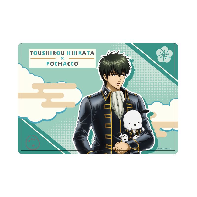 キャラクリアケース 銀魂×サンリオキャラクターズ 04 土方十四郎×ポチャッコ(コラボイラスト) (Chara Clear Case "Gintama" x Sanrio Characters 04 Hijikata Toushirou x Pochacco (Collaboration Illustration))