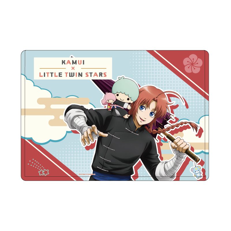 キャラクリアケース 銀魂×サンリオキャラクターズ 08 神威×リトルツインスターズ(コラボイラスト) (Chara Clear Case "Gintama" x Sanrio Characters 08 Kamui x Little Twin Stars (Collaboration Illustration))
