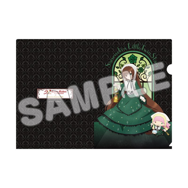 ローゼンメイデン×サンリオキャラクターズ クリアファイル 翠星石×リトルツインスターズ(ララ) ("Rozen Maiden" x Sanrio Characters Clear File Suiseiseki x Little Twin Stars (Lala))