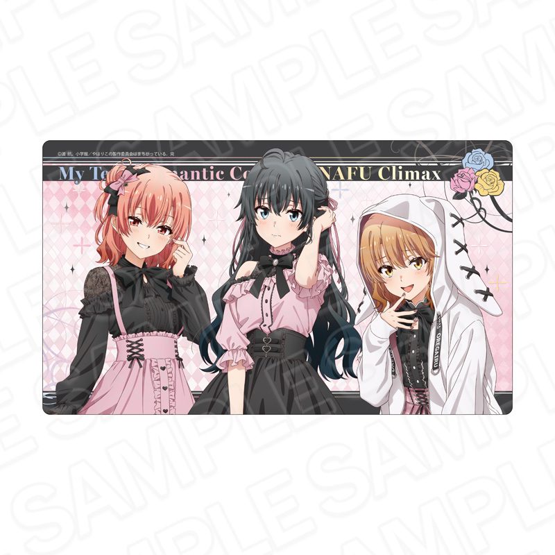 やはり俺の青春ラブコメはまちがっている。完 ラバーデスクマット サブカルファッションVer. ("Yahari Ore no Seishun Love-come wa Machigatteiru. Kan" Rubber Desk Mat Subculture Fashion Ver.)