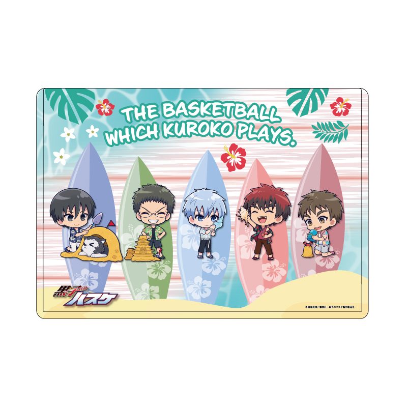 キャラクリアケース 黒子のバスケ 37 誠凛 アロハVer.(ミニキャライラスト) (Chara Clear Case "Kuroko's Basketball" 37 Seirin Aloha Ver. (Mini Character Illustration))