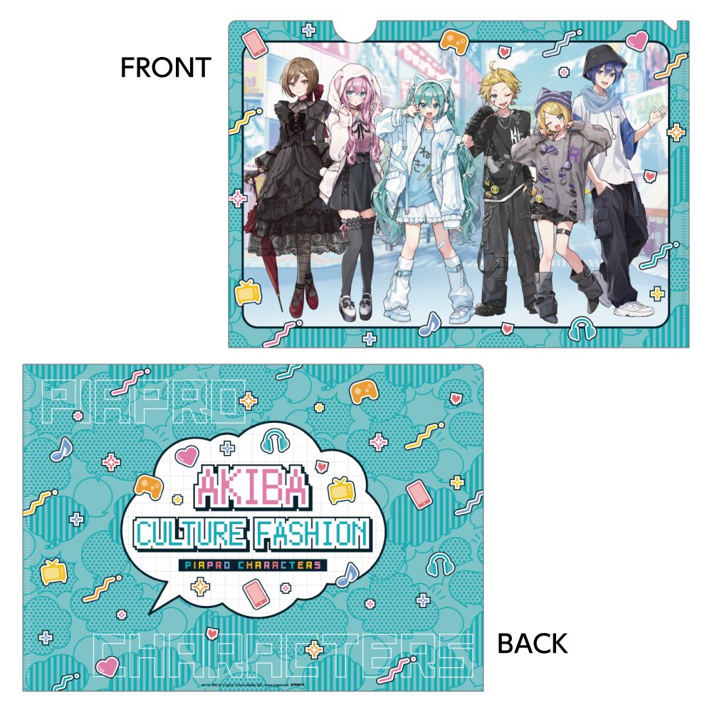 初音ミク クリアファイル akiba culture fashion (Hatsune Miku Clear File akiba culture fashion)