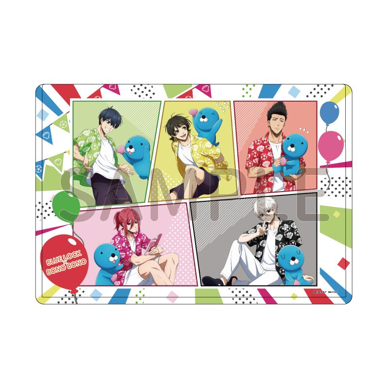 キャラクリアケース ブルーロック×ぼのぼの 02 集合デザインA(描き下ろしイラスト) (Chara Clear Case "Blue Lock" x "Bonobono" 02 Group Design A (Original Illustration))