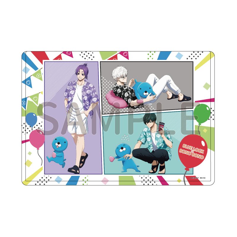 キャラクリアケース ブルーロック×ぼのぼの 03 集合デザインB(描き下ろしイラスト) (Chara Clear Case "Blue Lock" x "Bonobono" 03 Group Design B (Original Illustration))