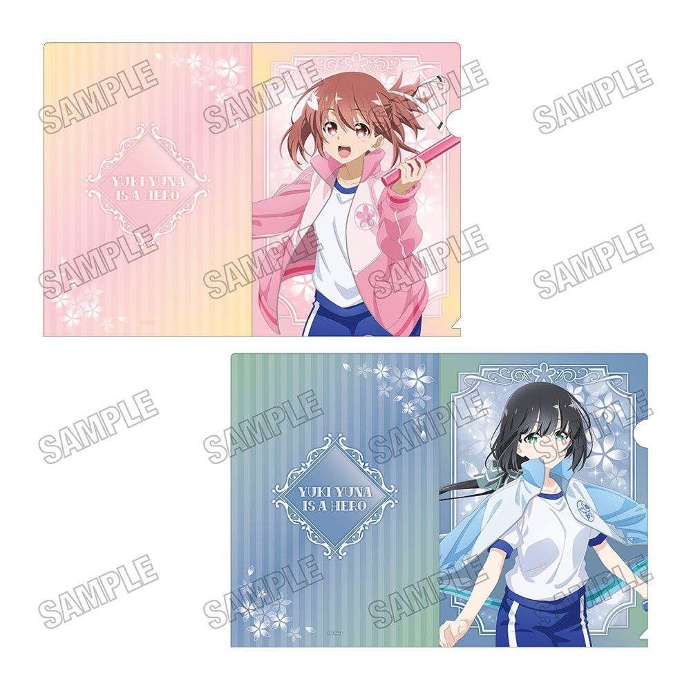 結城友奈は勇者である 描き下ろしクリアファイルセット 勇気のバトン展Ver. A ("Yuki Yuna is a Hero" Original Illustration Clear File Set Baton of Courage Exhibition Ver. A)