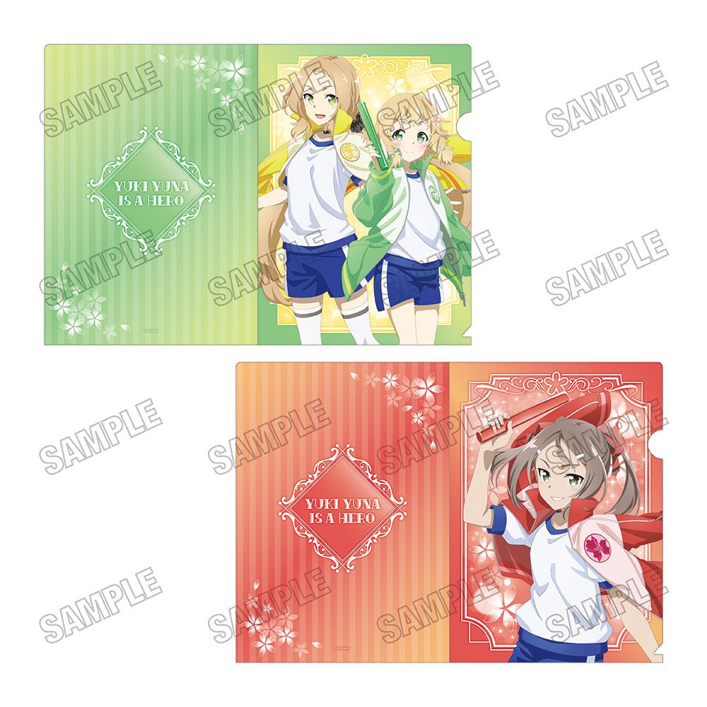 結城友奈は勇者である 描き下ろしクリアファイルセット 勇気のバトン展Ver. B ("Yuki Yuna is a Hero" Original Illustration Clear File Set Baton of Courage Exhibition Ver. B)