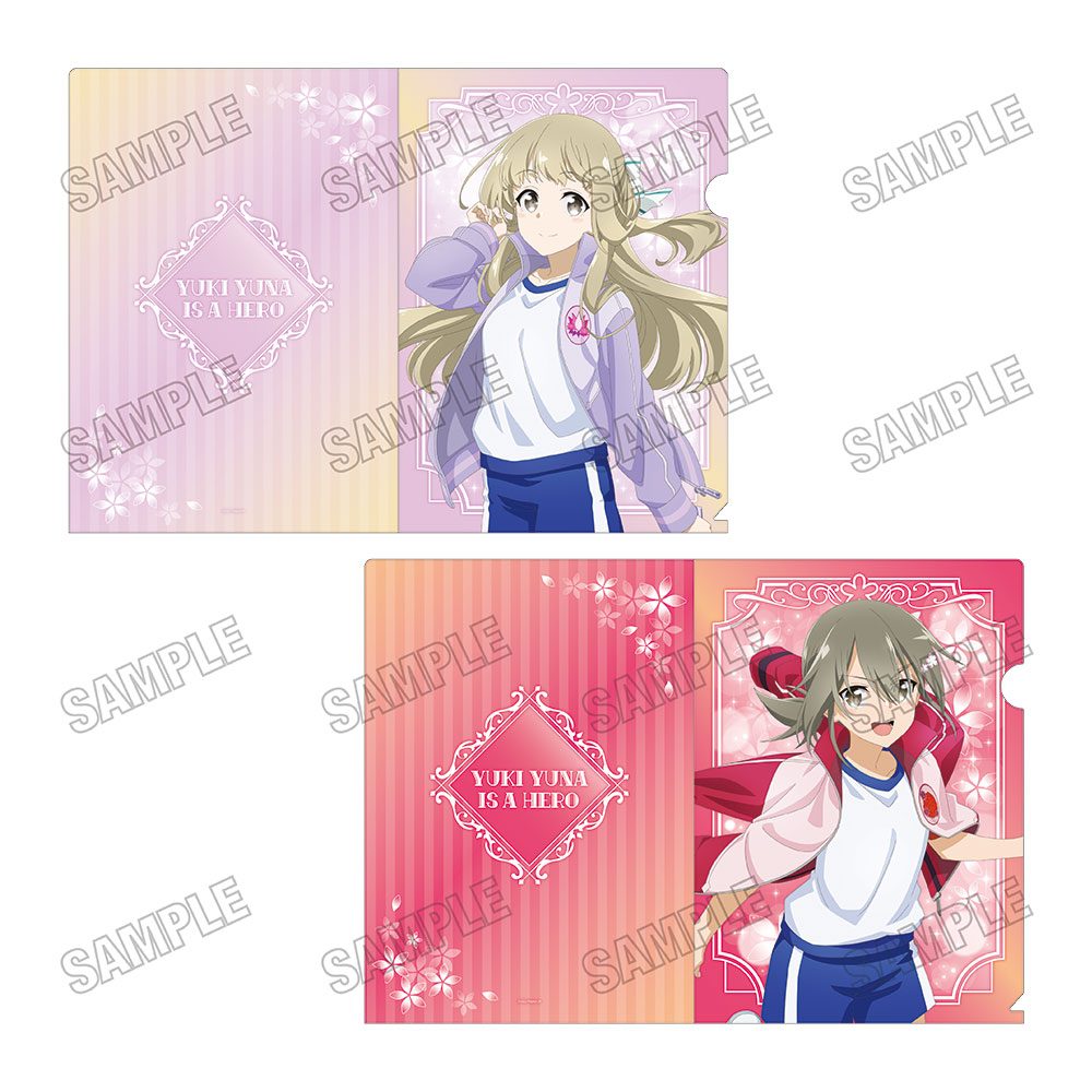 結城友奈は勇者である 描き下ろしクリアファイルセット 勇気のバトン展Ver. C ("Yuki Yuna is a Hero" Original Illustration Clear File Set Baton of Courage Exhibition Ver. C)