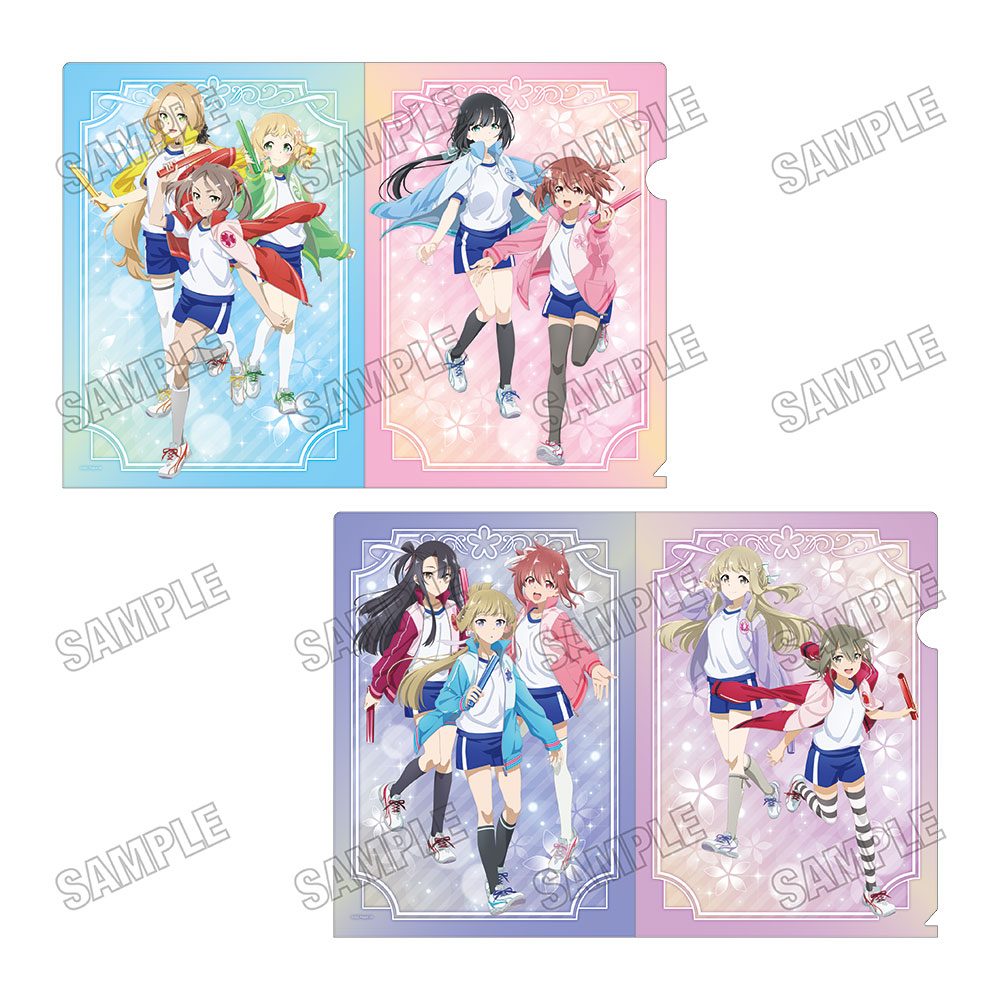 結城友奈は勇者である 描き下ろしクリアファイルセット 勇気のバトン展Ver. E ("Yuki Yuna is a Hero" Original Illustration Clear File Set Baton of Courage Exhibition Ver. E)