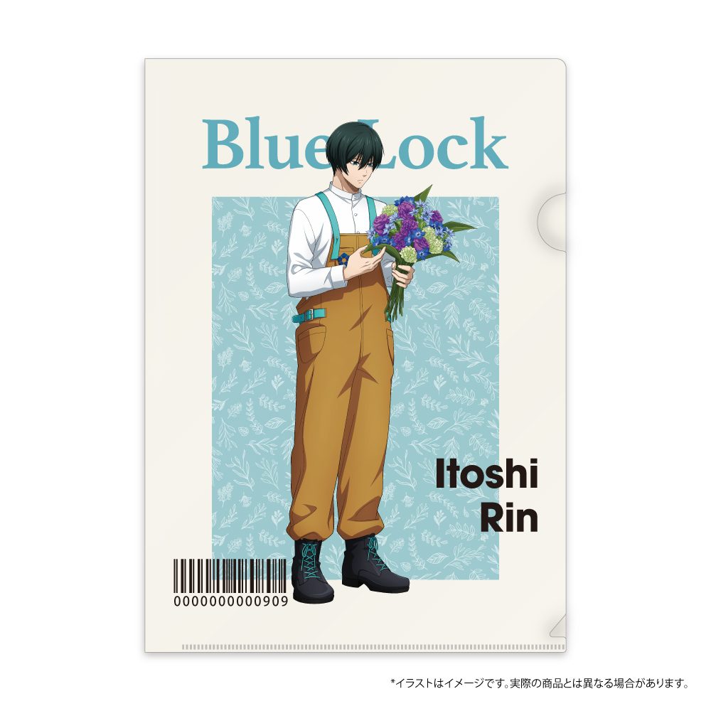 ブルーロック クリアファイル・ミニポスターセット 糸師凛(お花屋さん) ("Blue Lock" Clear File & Mini Poster Set Itoshi Rin (Florist))