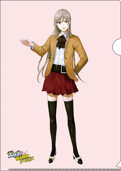 電撃文庫25周年 A4クリアファイル+ステッカー 博多豚骨ラーメンズ (Dengeki Bunko 25th Anniversary A4 Clear File + Sticker "Hakata Tonkotsu Ramens")