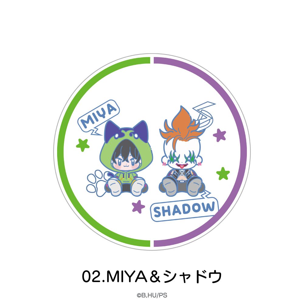 SK∞ エスケーエイト アクリルコースター 02 MIYA&シャドウ ("SK8 the Infinity" Acrylic Coaster 02 Miya & Shadow)