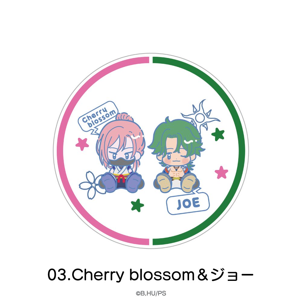 SK∞ エスケーエイト アクリルコースター 03 Cherry blossom&ジョー ("SK8 the Infinity" Acrylic Coaster 03 Cherry blossom & Joe)