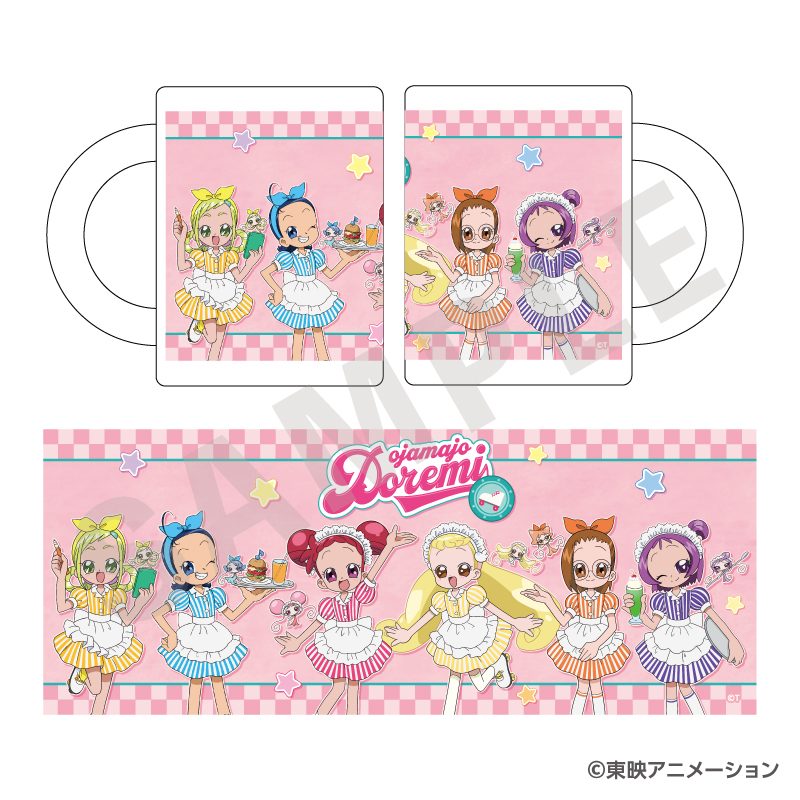 おジャ魔女どれみ マグカップ ダイナースタイルVer. ("Ojamajo Doremi" Mug Diner Style Ver.)
