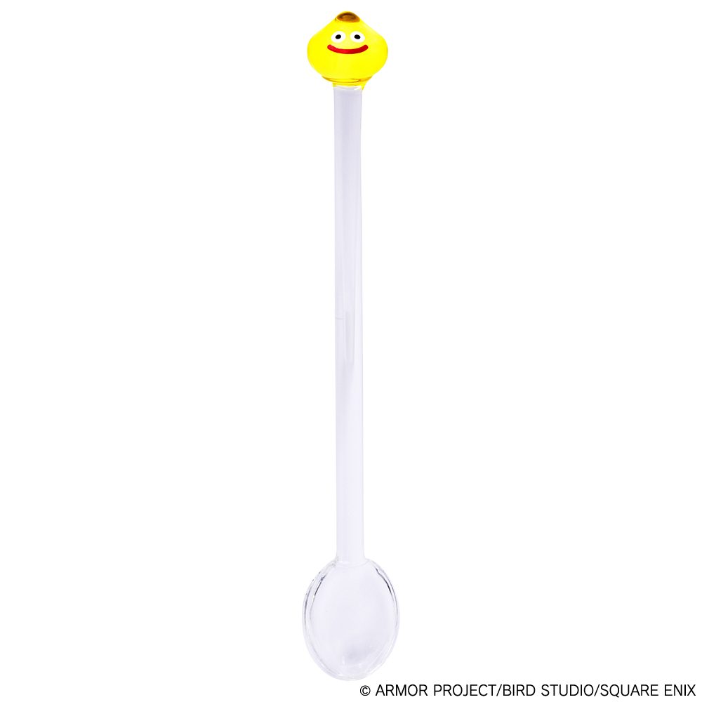 ドラゴンクエスト スマイルスライム ガラスのスプーン レモンスライム ("Dragon Quest" Smile Slime Glass Spoon Lemon Slime)