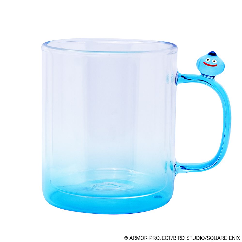 ドラゴンクエスト スマイルスライム ガラスのマグカップ スライム ("Dragon Quest" Smile Slime Glass Mug Slime)
