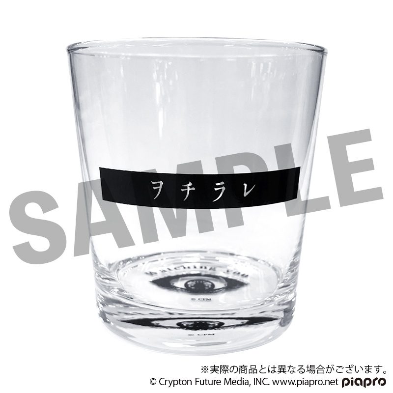 STEAKA ヲチラレ 初音ミク×オバケン Afterparty 目目目デザイングラス (STEAKA Wochirare Hatsune Miku x Obaken Afterparty Me Me Me Design Glass)