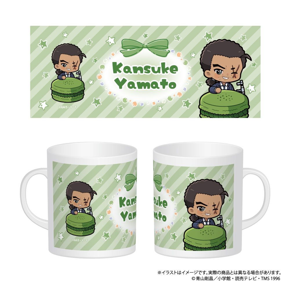 名探偵コナン マグカップ 大和敢助SD(マカロンVol.1) ("Detective Conan" Mug Yamato Kansuke SD (Macaron Vol. 1))