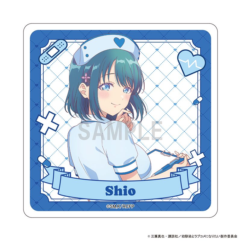 幼馴染とはラブコメにならない アクリルコースター 水萌汐 ナースVer. ("You Can't Be In a Rom-Com with Your Childhood Friends!" Acrylic Coaster Minamo Shio Nurse Ver.)
