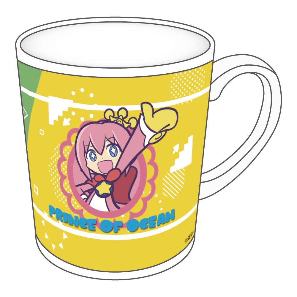 ぷよぷよ めぐりあえないマグカップ さかな王子(人間)&オトモ ("Puyo Puyo" Meguriaenai Mug Ocean Prince (Human) & Otomo)