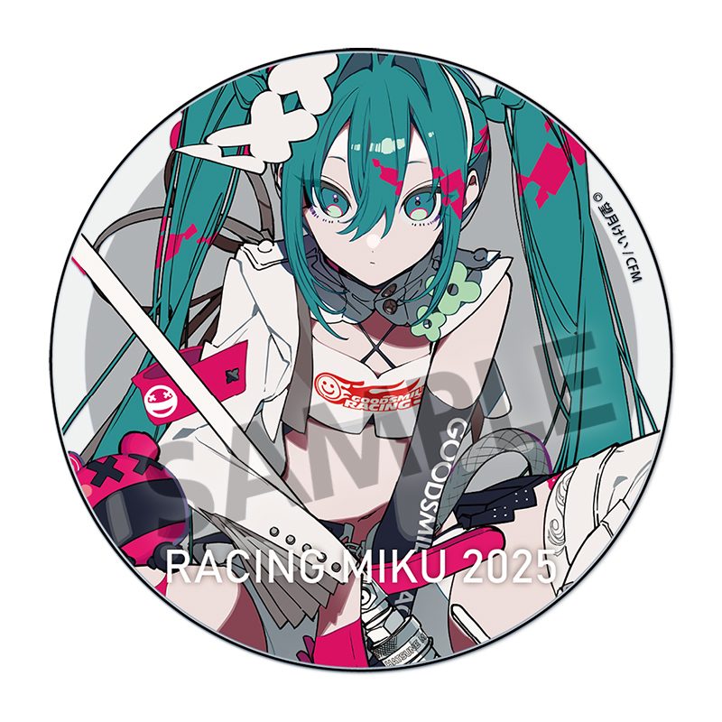 レーシングミク 2025 Rd.1 OKAYAMA Ver. アクリルコースター (Racing Miku 2025 Rd.1 OKAYAMA Ver. Acrylic Coaster)