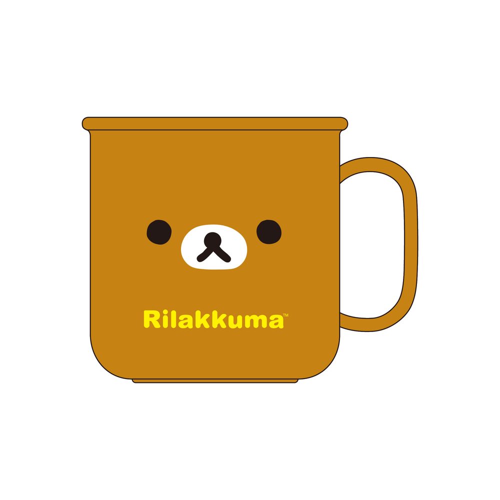 リラックマ (フェイス) プラカップ C-1 ("Rilakkuma" (Face) Plastic Cup C-1)