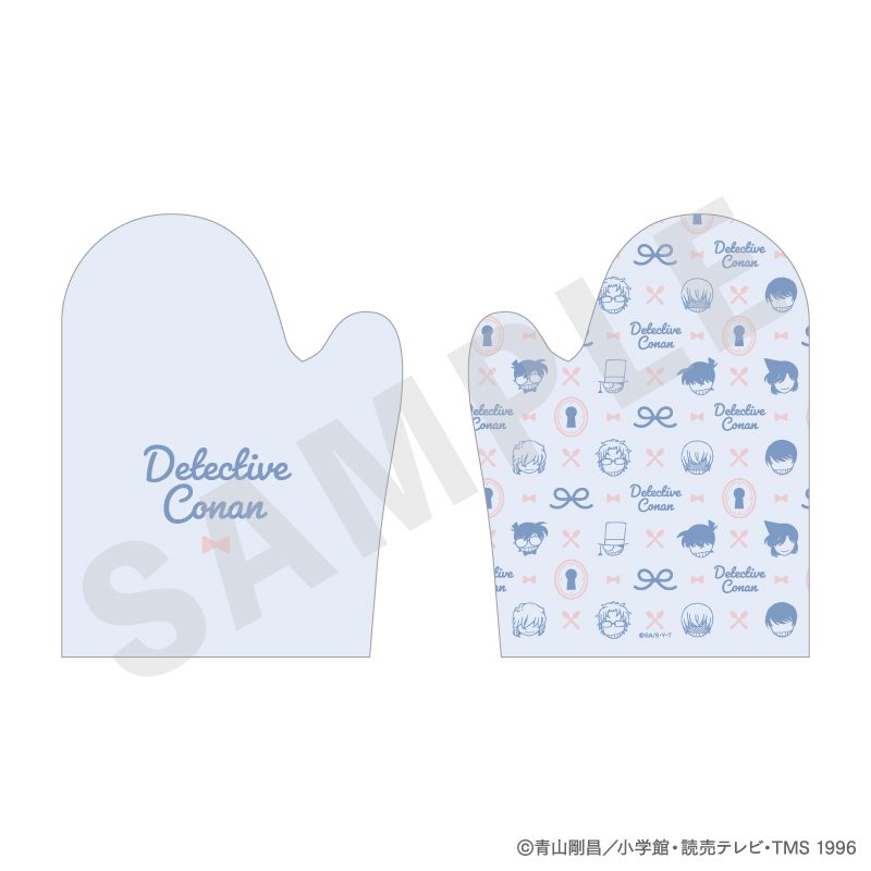 名探偵コナン ミトン 2枚セット ("Detective Conan" Mittens 2 Set)