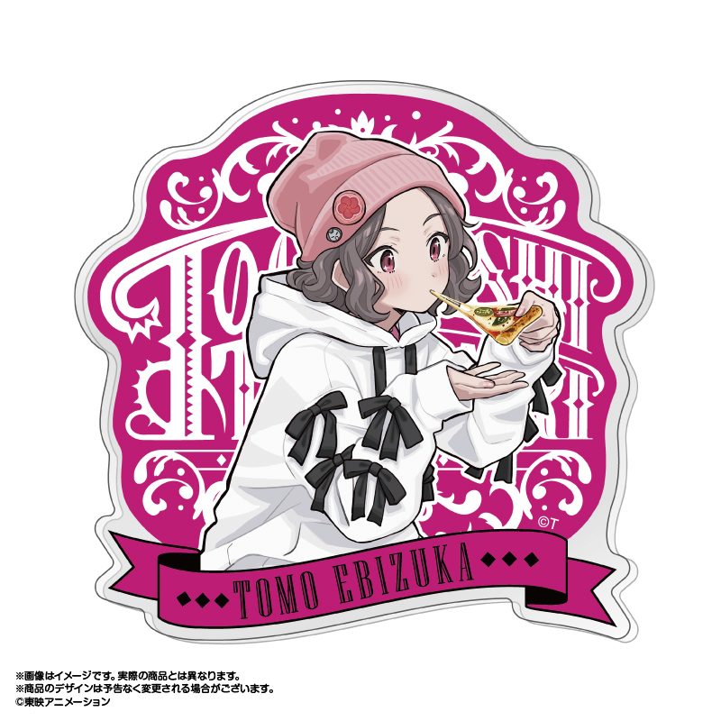 ガールズバンドクライ×HUB アクリルコースター 海老塚智 ("Girls Band Cry" x HUB Acrylic Coaster Ebizuka Tomo)